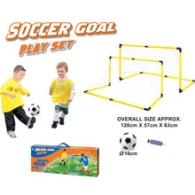 儿童运动塑料足球门网架可拆装便携式室内户外二只装足球门定制