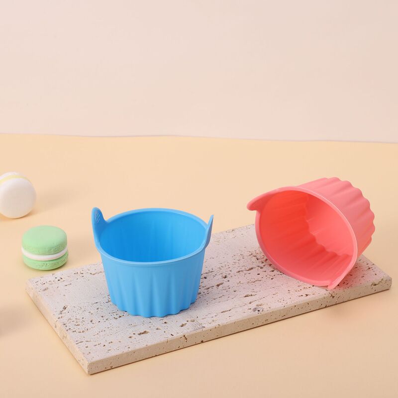 キッチンシリコーンケーキ型ベーキングモールド簡単に離型できるエアフライヤー蒸し卵型カップケーキカップメーカー卸売|undefined
