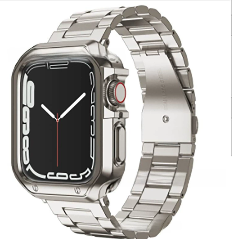 Стальной ремешок для Apple Watch, защитный чехол, набор