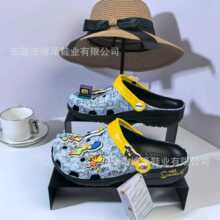 25年夏季新款Corss辛普森炫酷卡通时尚户外洞洞鞋凉拖鞋工厂现货