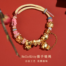 ɳ��HelloKittyè������diy�ֹ���֯è����Ůѧ�����ִ�Сè����