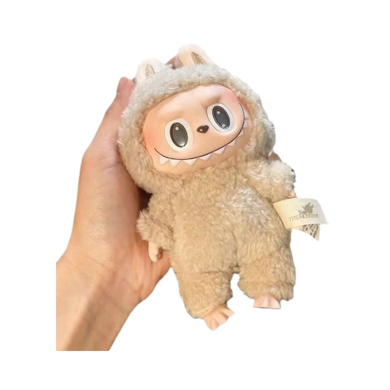 Плюшевая кукла Паопау MART LABUBU LABUBU одежда, клей для куклы, кукла-макарон, слепой бокс, подвеска, фигурка, подарок