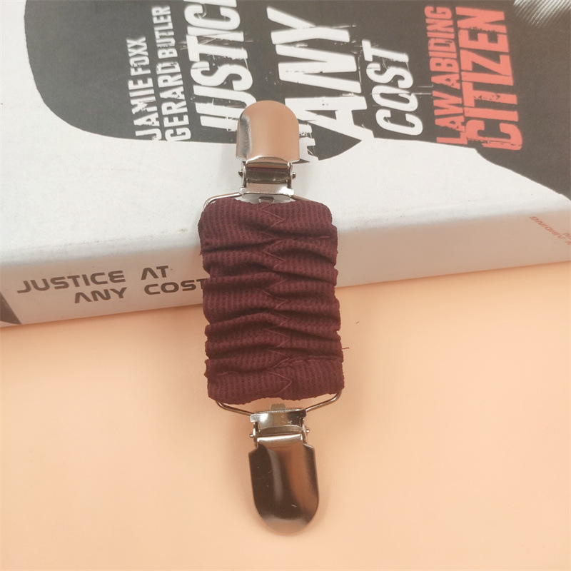 Amazon nuevo suéter clip plisado banda elástica cardigan clip vintage chal clip de moda clip fijo