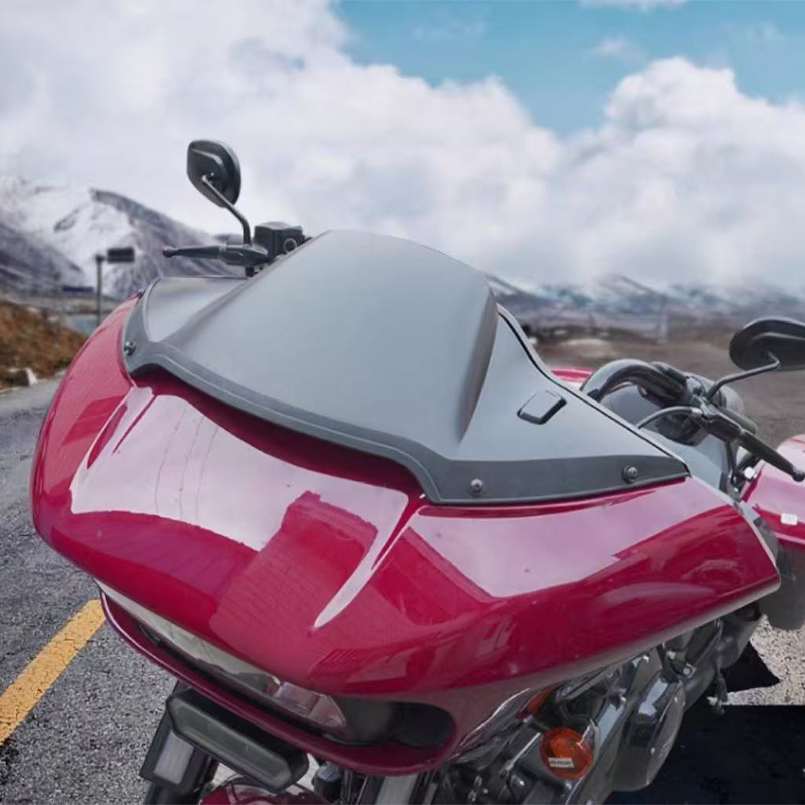 Suitable for Harley Road Glide Dual-Light Cvo Road Glide Front Windshield Panel Hood Front Inner Panel 15-24