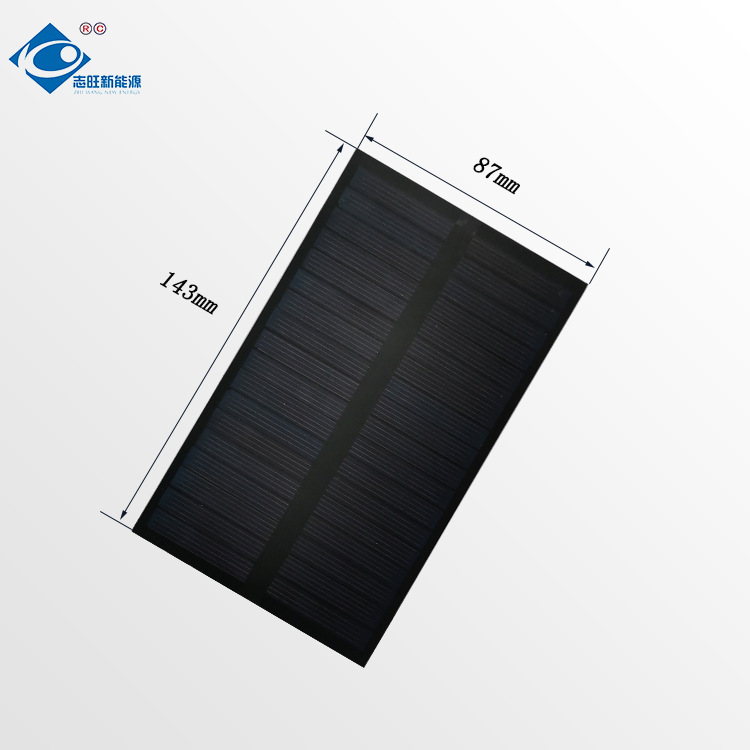 18V多晶PET磨砂 1.77W太阳能光伏板87*143mm户外发电太阳能电池板