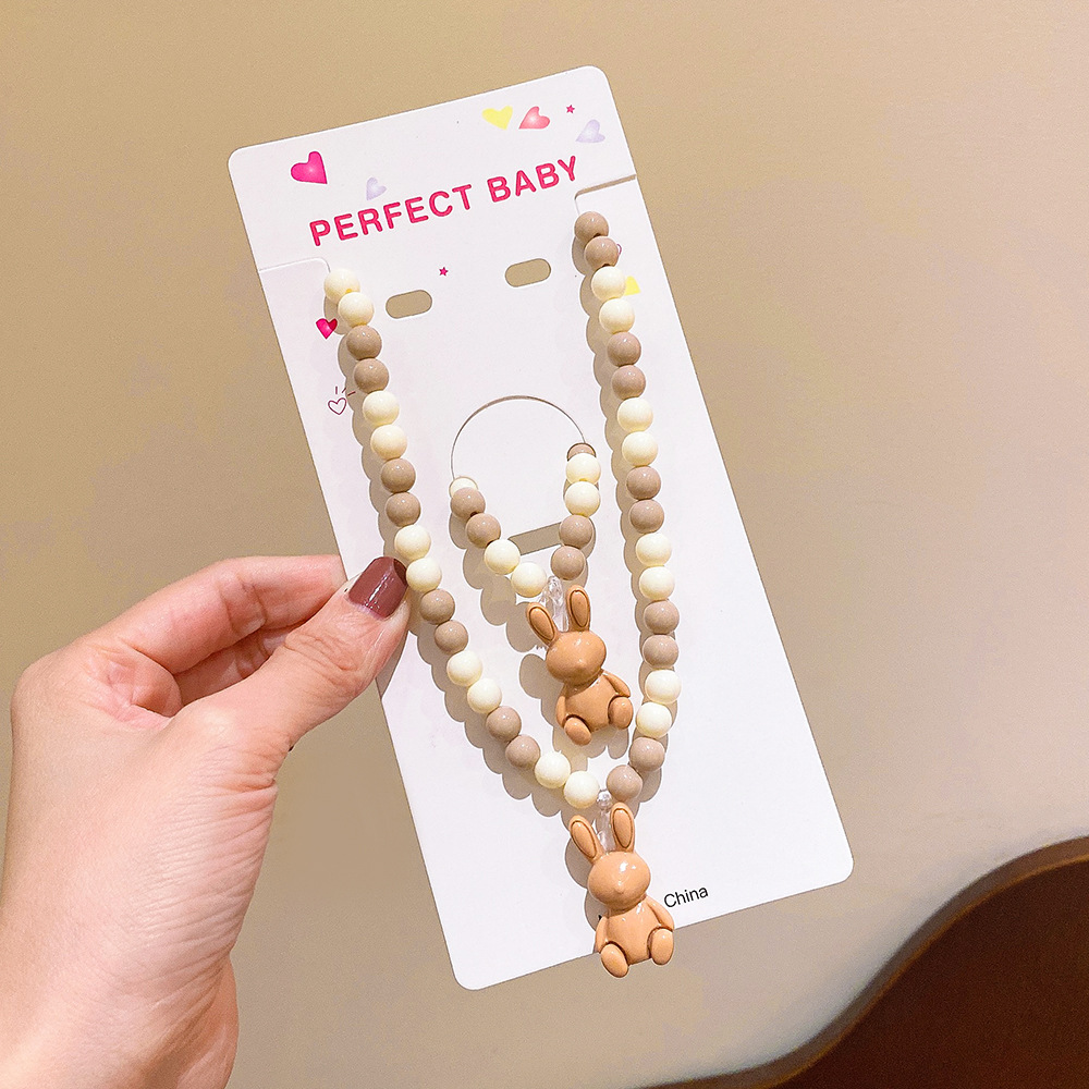 Fashion Cartoon Flower Arylic Resin Handmade Kidu0027S Pendant Necklace