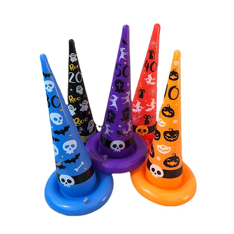 Halloween Inflatable Hat Cross-border Special Inflatable Children's Hat Collar Throw Game Festival props