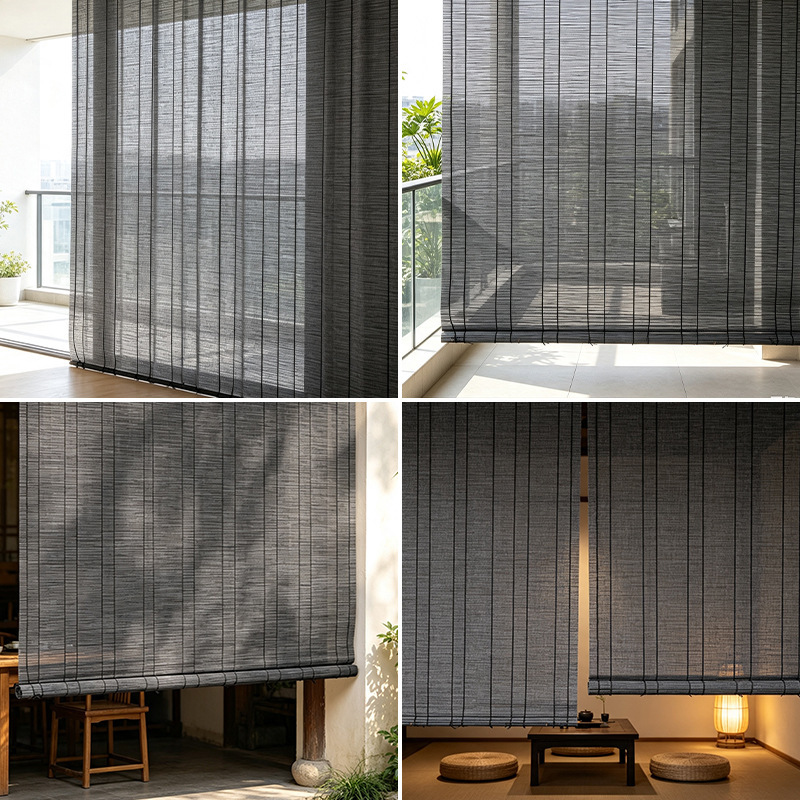Cross-border exclusive supply of high-end mosquito-proof resin curtains, blackout, vintage, adjustable, for hotel, restaurant, and tea room decoration Cross-border exclusive supply of high-end mosquito-proof resin curtains, blackout, vintage, adjustable, for hotel, restaurant, and tea room decoration