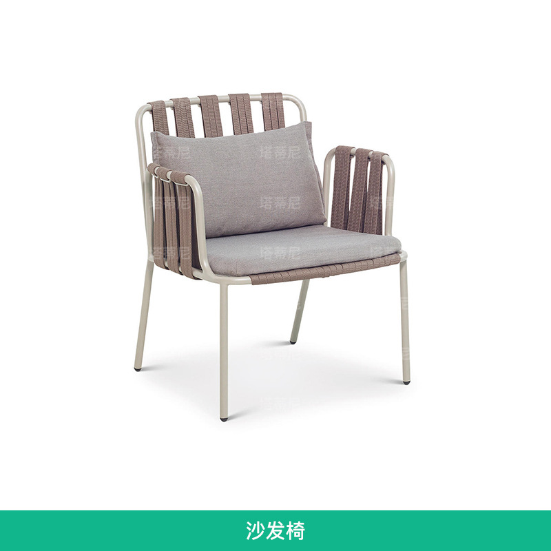 Conjunto de mesa y sillas de ratán para exteriores, para balcón, jardín, patio, terraza, mesa y sillas de comedor, muebles de ratán para cafetería. image 9