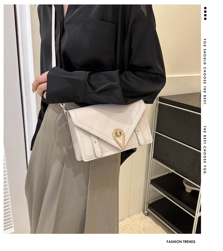 Taschen Nischendesign für Damen 2023 Neue trendige und modische Autonähte Einzelschulter mit High-End-Schnalle_voghion.com