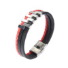 Woven bracelet stainless steel, accessory, wholesale