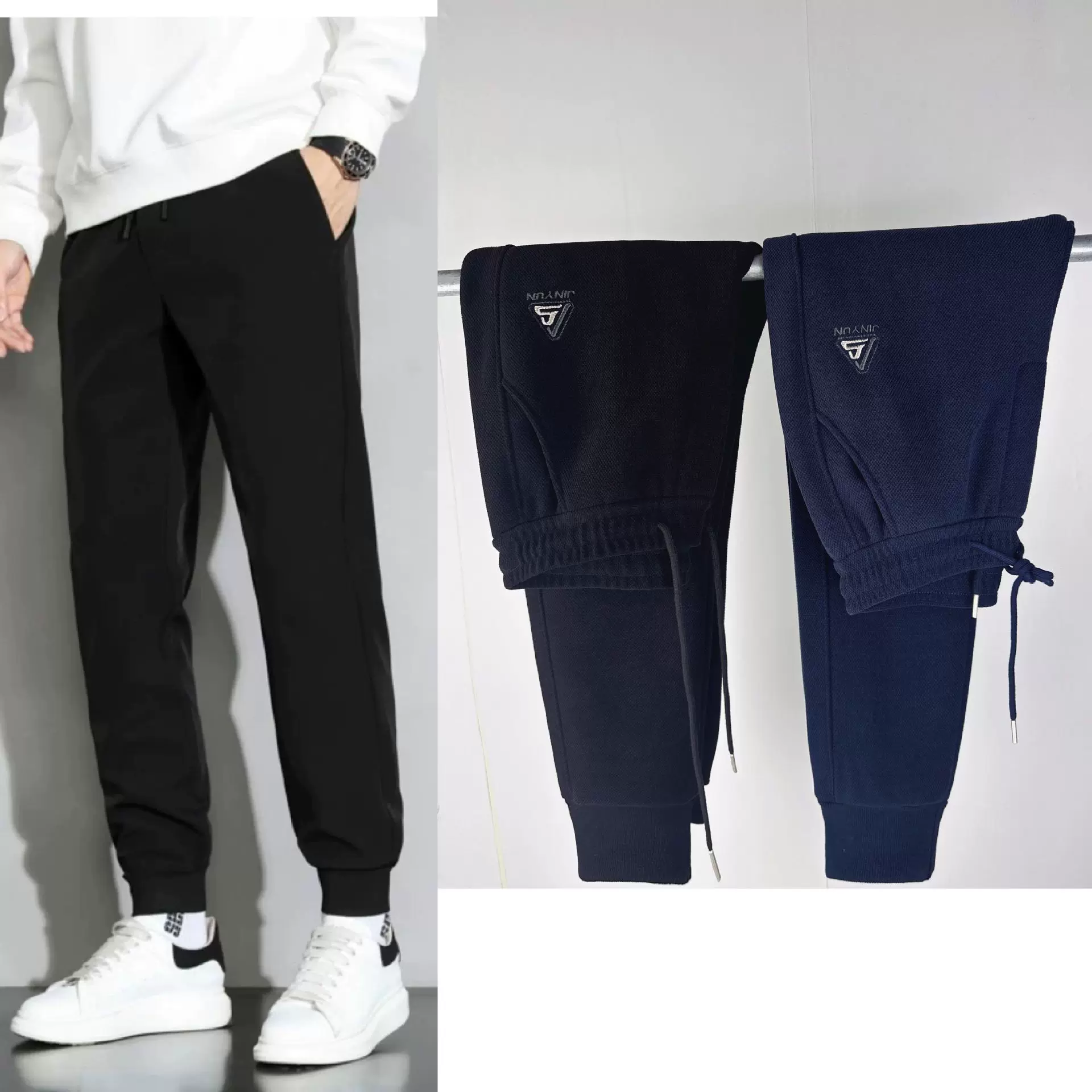 冬季男裤新款运动棉裤保暖裤束脚裤加绒加厚宽松休闲卫裤宽松百搭