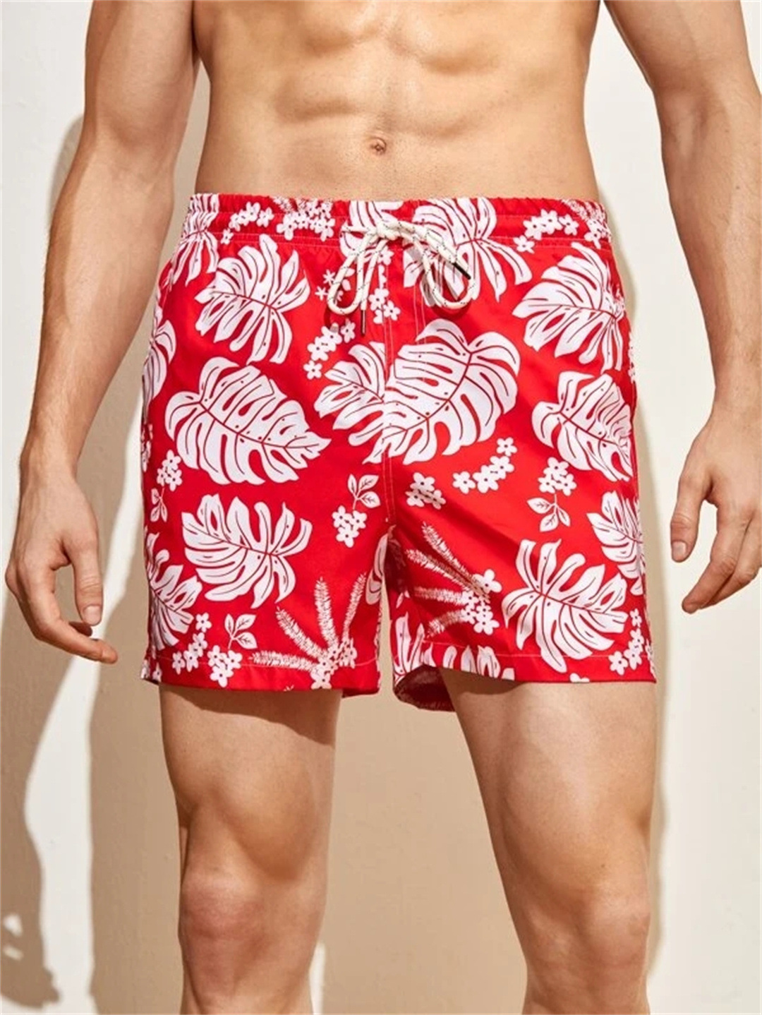 Polyester Fabric Type Mid Waist Waist Line Men's Stripe Solid Color Camouflage Printing Men's Clothing