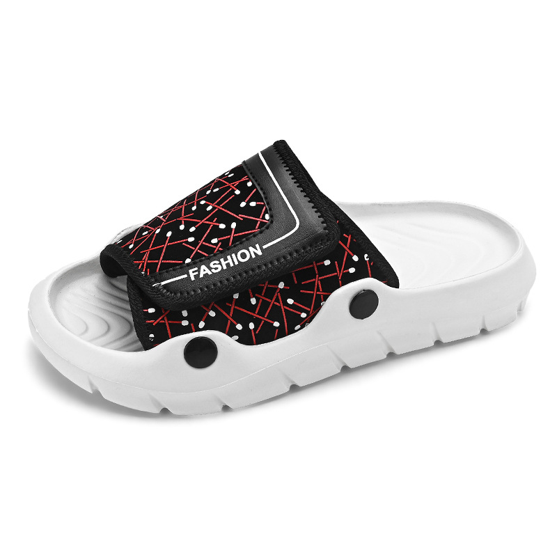 Zapatillas de moda de verano para parejas de comercio exterior, zapatillas casuales de cuero, zapatillas frías