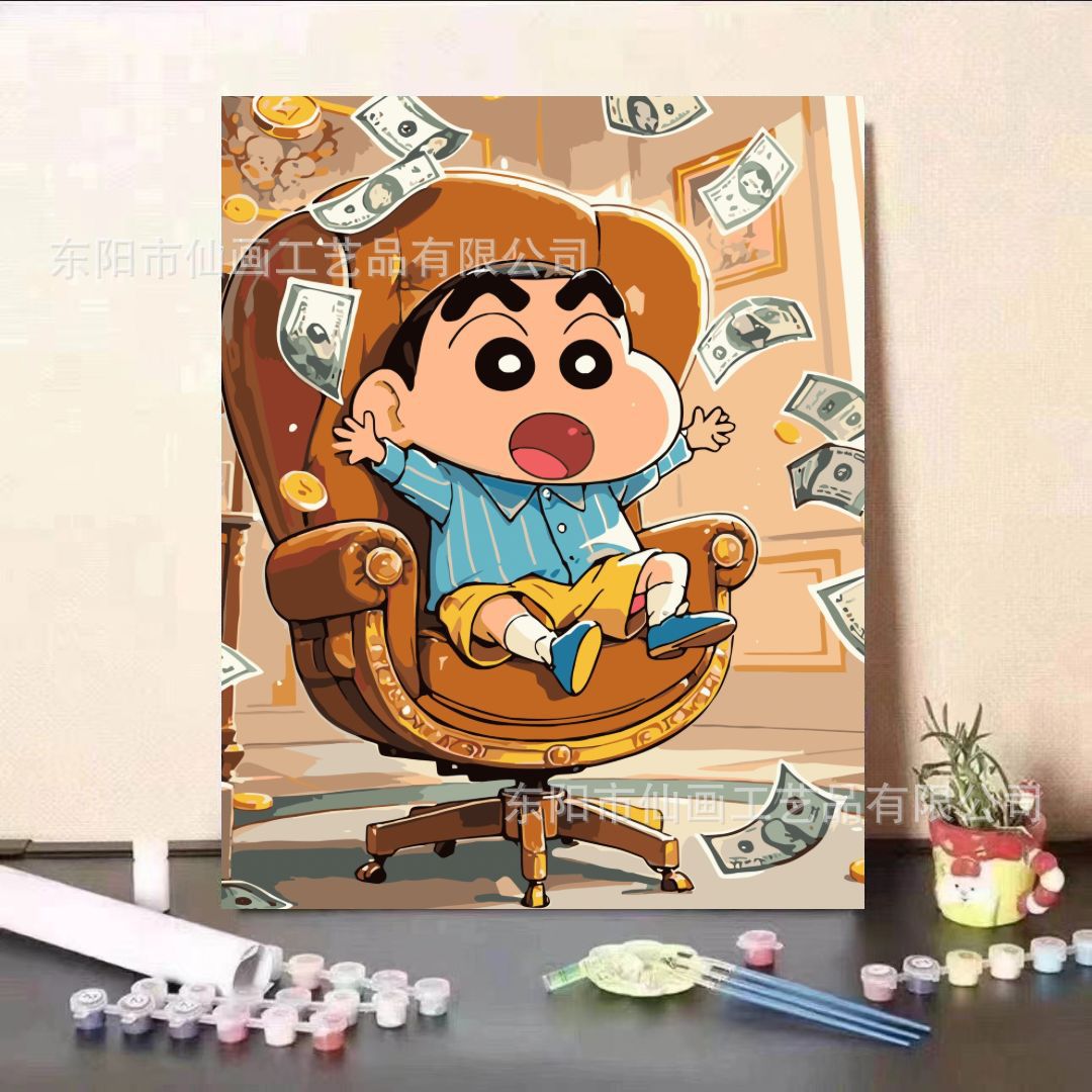 Crayón pequeño nuevo curar pintura al óleo digital dormitorio sala de estar decoración de escritorio de oficina para regalos amigos