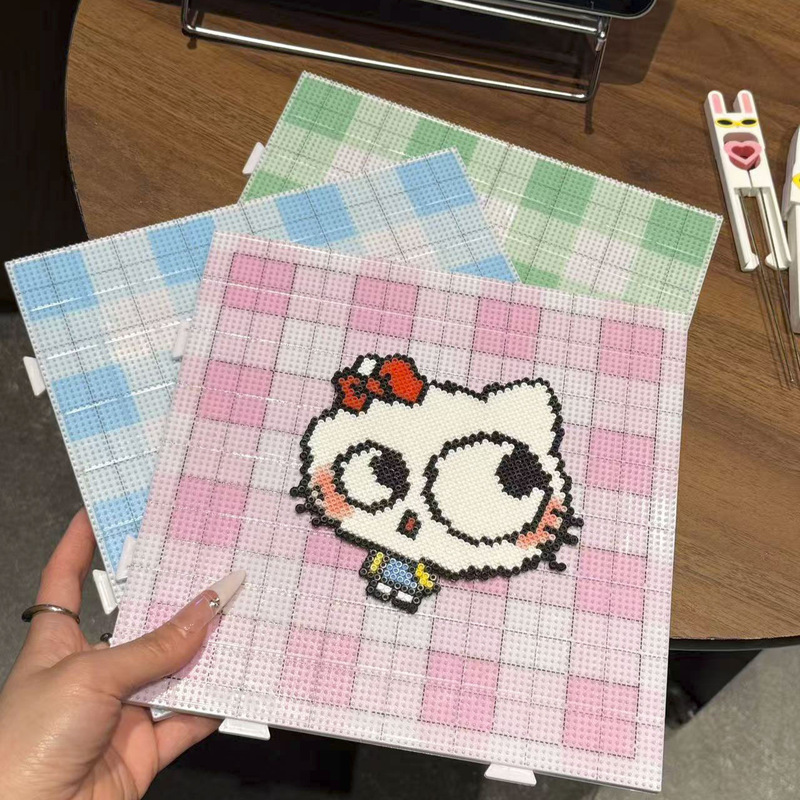 78-Pin Colored Long-Pin Bead Board for Bead Art, Thickened, Heat-Resistant, Non-Deformable, Can Be Directly Ironed 78-Pin Colored Long-Pin Bead Board for Bead Art, Thickened, Heat-Resistant, Non-Deformable, Can Be Directly Ironed