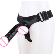 F173三角穿戴大种马仿真阳具皮裤女性拉拉同性用品充气娃娃自慰器