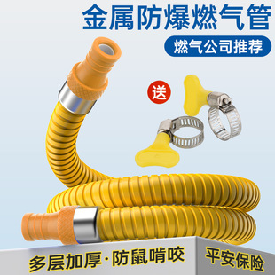 New National Standard Gas Pipe Gas Corrugated Pipe Thickeneded Natural Gas Special Pipe High Pressure Explosion-Proof Liquefied Stove Hose