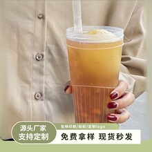 500ml网红冰糖烤梨打包盒PP一次性防烫耐高温小吊梨汤塑料瓶现货