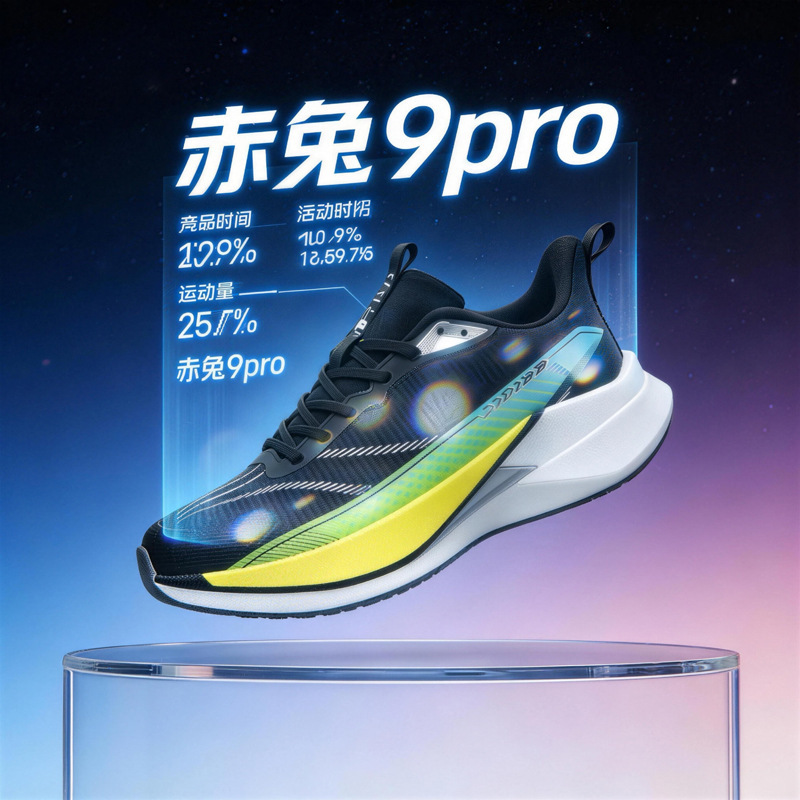 Red Rabbit 9Pro Year of the Horse Limited Edition Couple's Rebound Sports Shoes, Lightweight, Comfortable, Versatile Outdoor Training and Racing Running Shoes