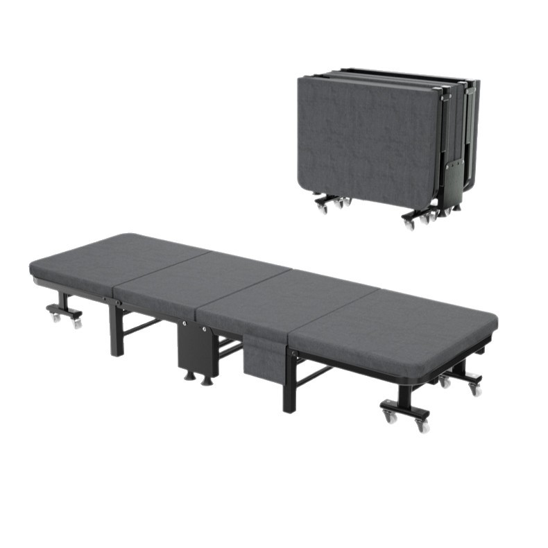 Siesta plegable sillón de cama de la oficina para adultos almuerzo para dormir artefactos del hospital simple cama portátil acompañante