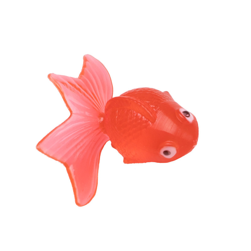 TPR ソフトプラスチック製模擬小金魚、模擬海洋動物、熱帯魚、浮かぶ小金魚、子供用釣りおもちゃ|undefined
