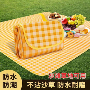 Picnic Mat Moisture-Proof Mat Thickened Outdoor Picnic Cloth Camping Waterproof Cushion Portable Moisture-Proof Cloth Tent Folding Floor Mat