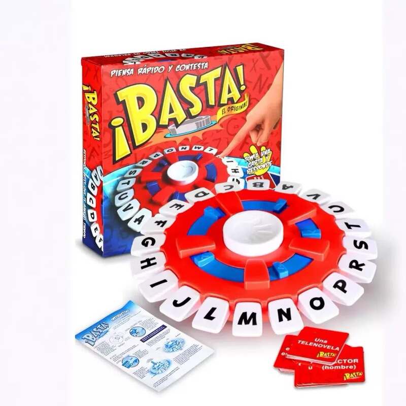 Cross-Border Amazon Popular Basta Crazy Letter Board Game Fast-Paced Family Party Game Toy