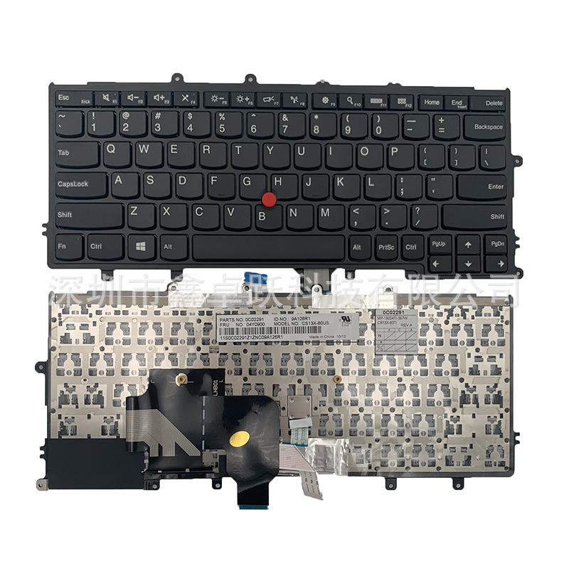 US applicable to Lenovo ThinkPad X230S X240 X240S/I X250 X260S notebook keyboard