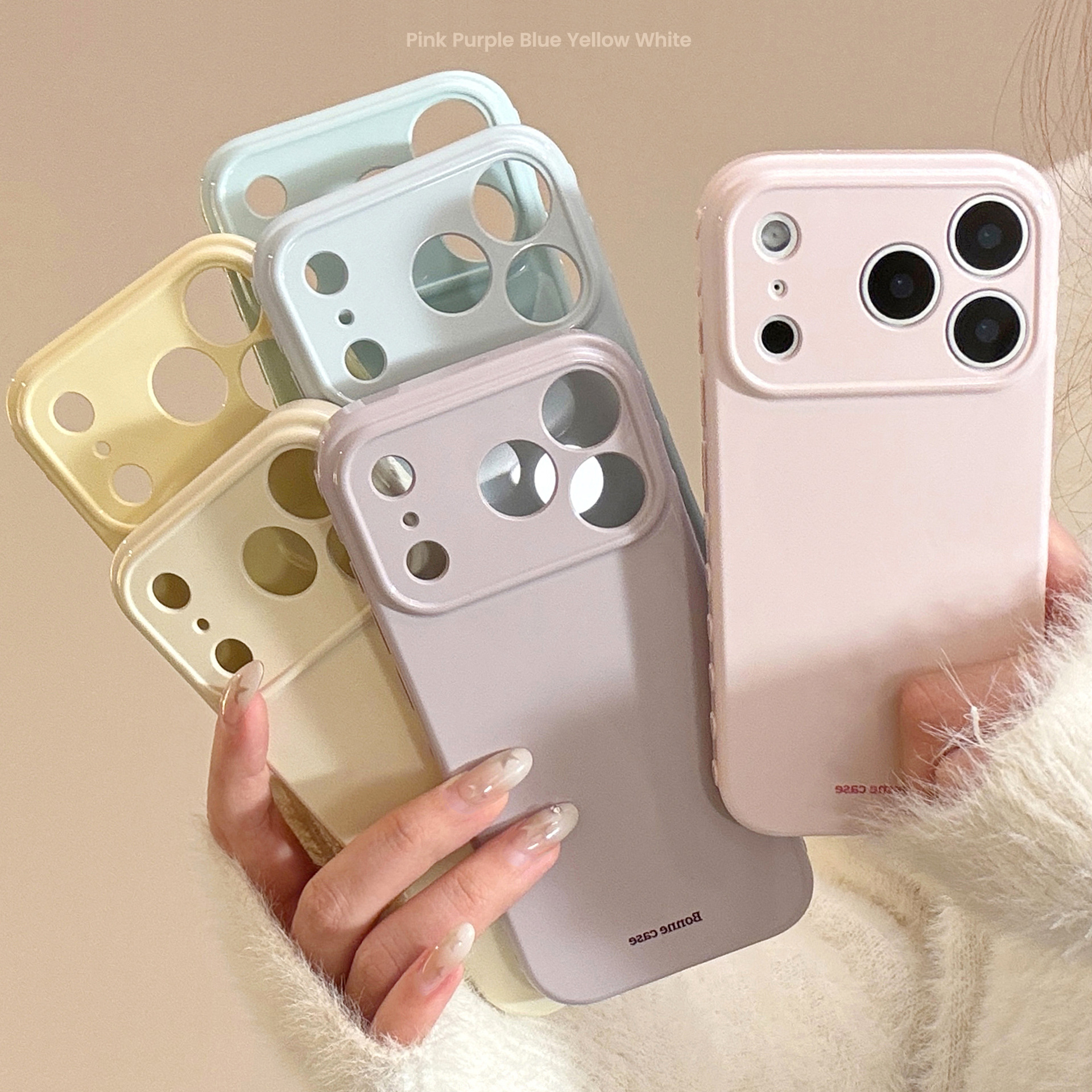 Casual English Suitable for Apple 17Pro Max Mobile Phone Case Iphone16 Stylish Ins Style 15 Soft 13 Anti-Fall 12