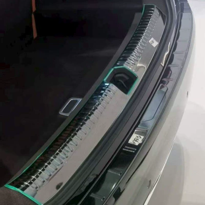 Suitable for the 2026 Yijing X9 Dekorativ pedal başlıqları - internal-and-external-black-titanium-stainless-steel-rear-guards-2-piece-set-please-specify-the-desired-color-when-ordering-vehicle-specific