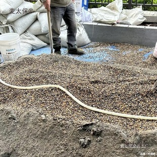 L Concrete Floor Heating Rain Flower Stone Backfill Manufacturer Pebble Filling Pebble Pebble Sanitary Small Stone Metabo