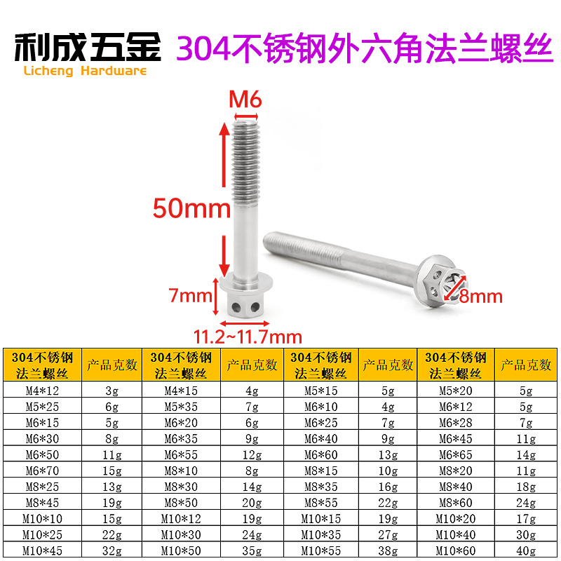 Titanium silver—6*50mm