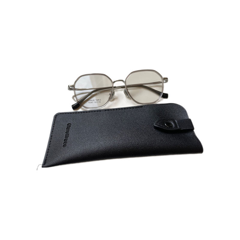Glasses Case, Sunglasses Storage Bag, Handmade Glasses Bag, Soft Leather Bag, Portable, Simple, High-End Manufacturer Wholesale Bag