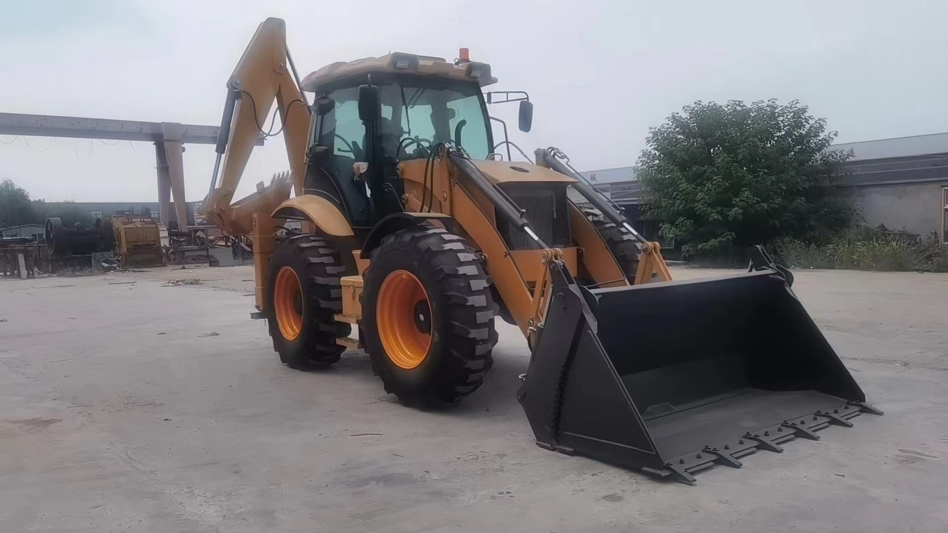 Ventas directas de comercio exterior Dos excavadoras de carga ocupadas JCB 3CX 4CX 416F CAT420F 430 430F