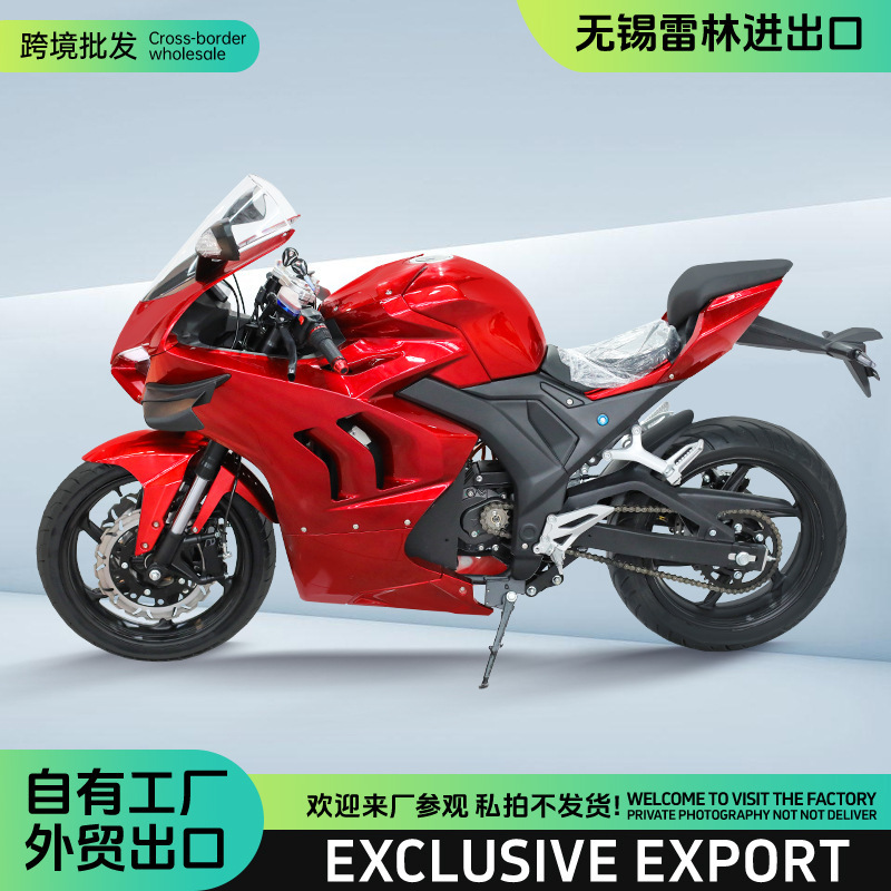 Export V4 Electric Motorcycle Adult Ducati sports car Large High Speed Battery Car Electric Motorcycle
