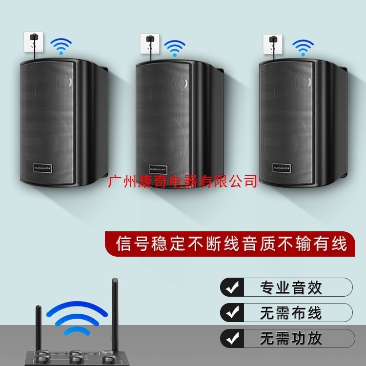 壁挂无线音响店铺舞蹈教室餐厅健身房会议室商用音箱组合套装|undefined