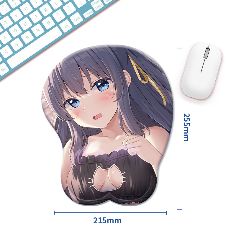 腕のマウスパッドの美人の女性の主の波のシリーズの3d mousepadの手首のパッドのシリコンの腕のマウスパッド|undefined