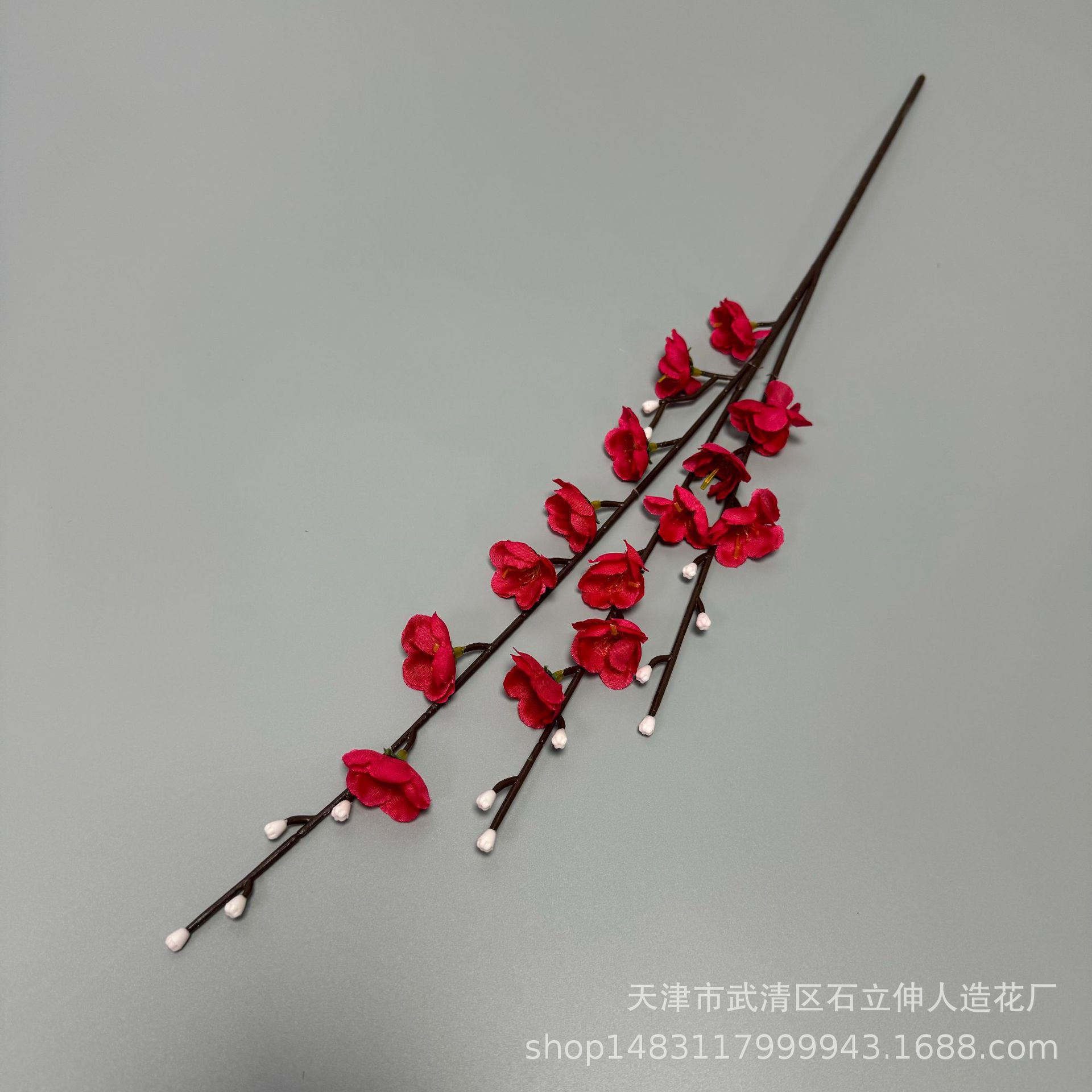 작은 3갈래 로즈 레드