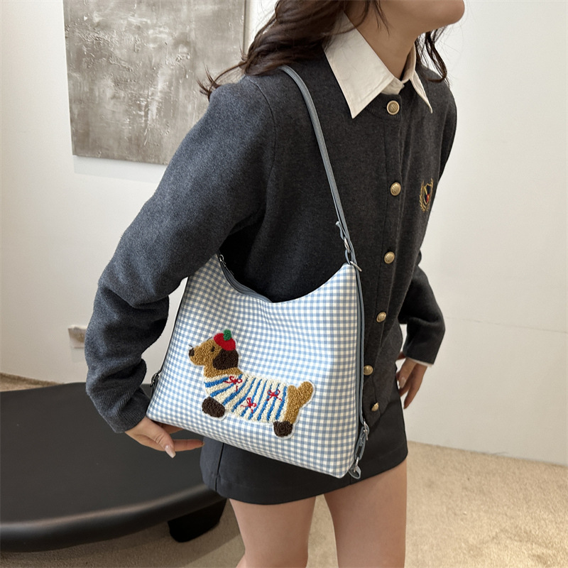 Casual bolso para perros bolsas de lápiz para mujeres 2024 nueva mochila de viaje ligera de un solo hombro bolso de gran capacidad mochila