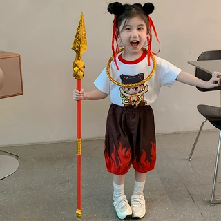 女童套装2025新款短袖儿童套装网红炸街女宝宝夏季洋气两件套