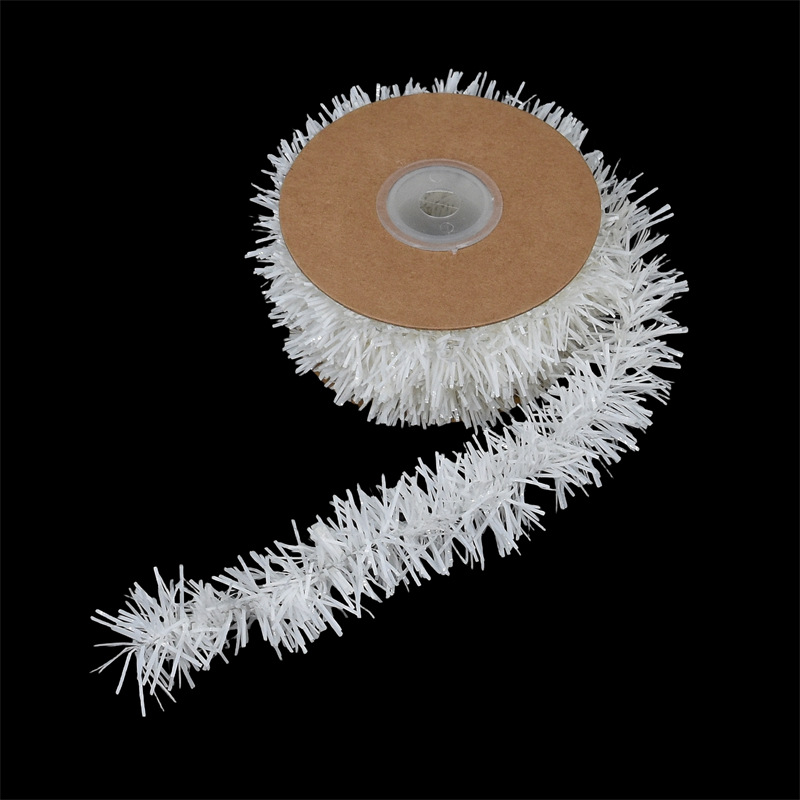 Navidad clásica decoración de árbol de Navidad colgante cinta de lana fiesta de cumpleaños escena de boda tira tira