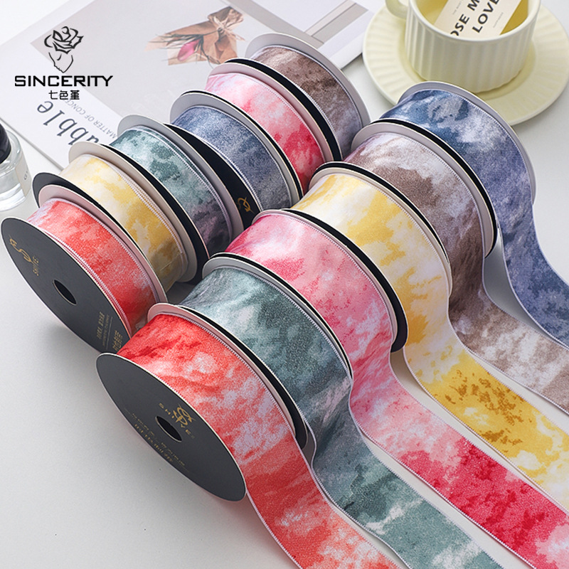 Cinta Decorativa estilo Tinta China Hecho a Mano para Ramos de Flores