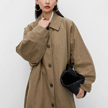 Joli Choose风衣女2025秋季新款英伦风中长款休闲高级感廓形外套