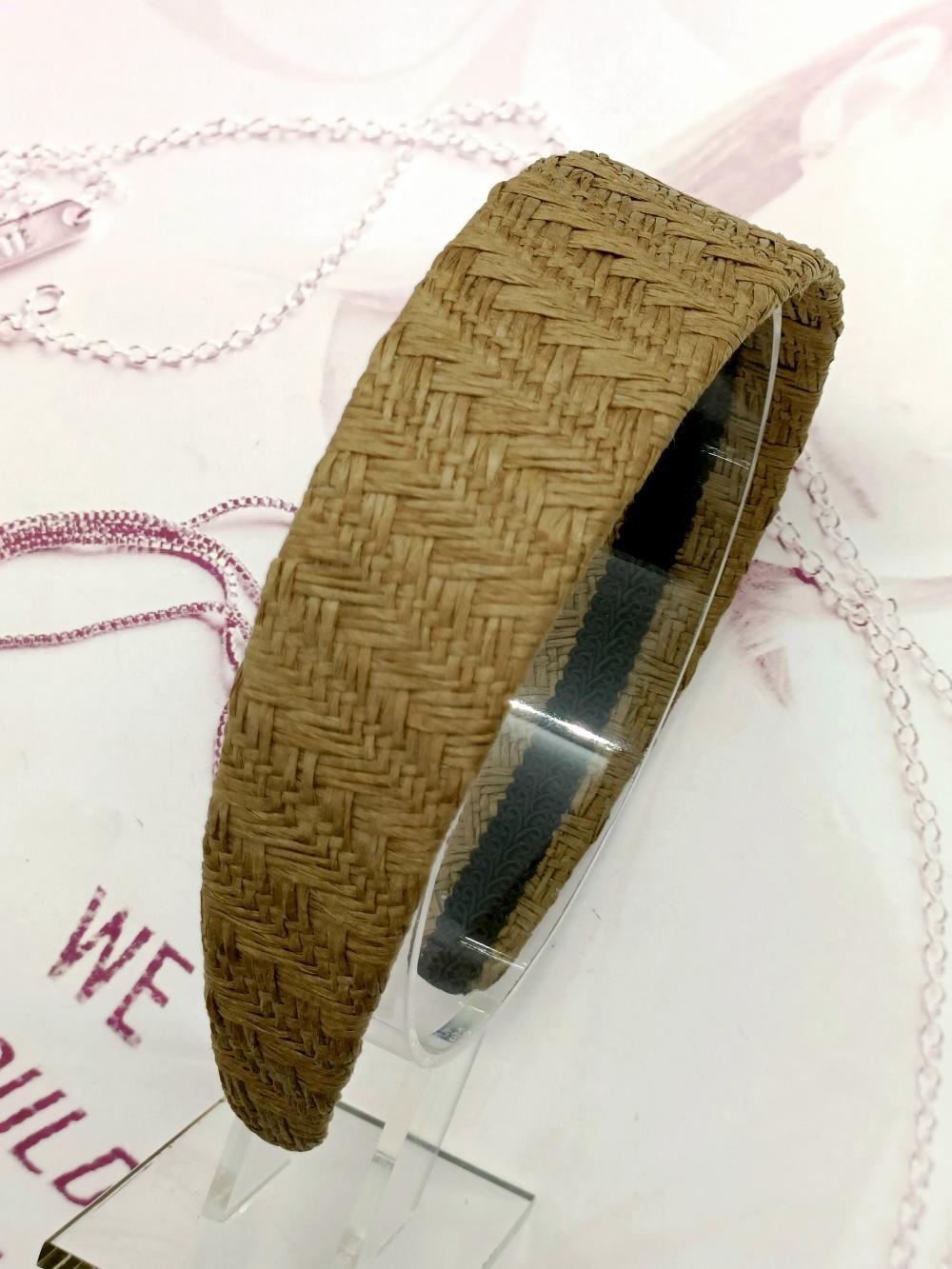 HB220604土黄纸草编织4cm发圈-IMG_202206