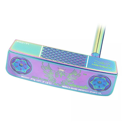 golf man Putter Colorful man Right-hand golf Ball club steel body PU Lightweight Grip Cross border Selling