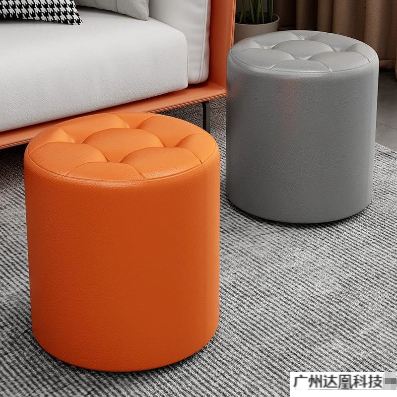 Макияж табурет ins сетка красный табурет Спальня Современное минималистское хранение для хранения Макияж стул Короткий табурет туалетный стол табурет