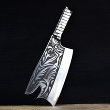 家用斩骨刀手工锻打厨师砍骨切肉两用刀切菜刀龙泉刀具批发锋利