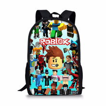 罗布乐思Roblox44厘米17寸学生卡通书包印花双肩包一件代发DIY