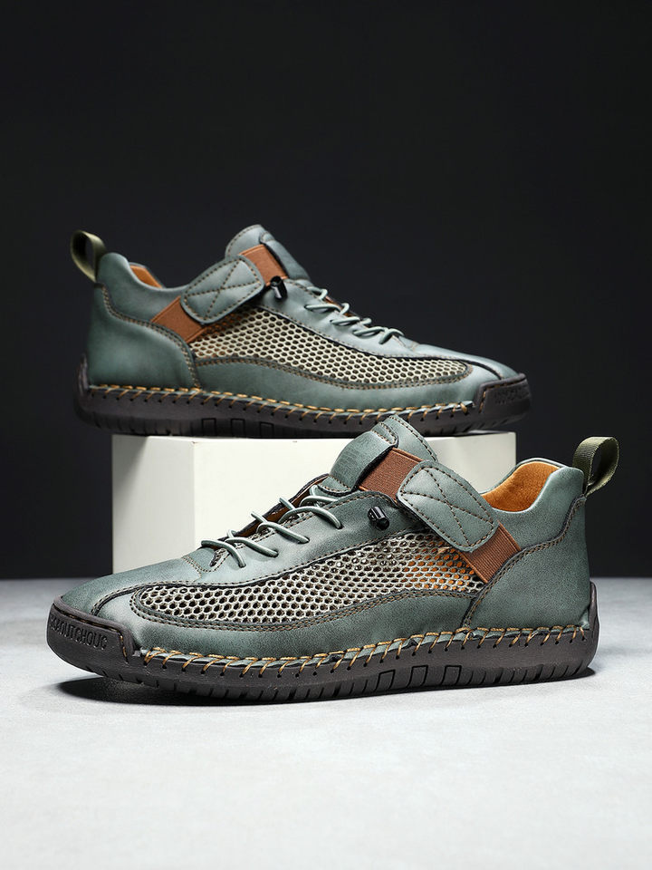 Giày thể thao lưới thoáng khí unisex form rộng phong cách năng động — 9889 màu kaki, 9889 màu trắng, 9889 màu xám, 9889 xanh da trời chi tiết 15